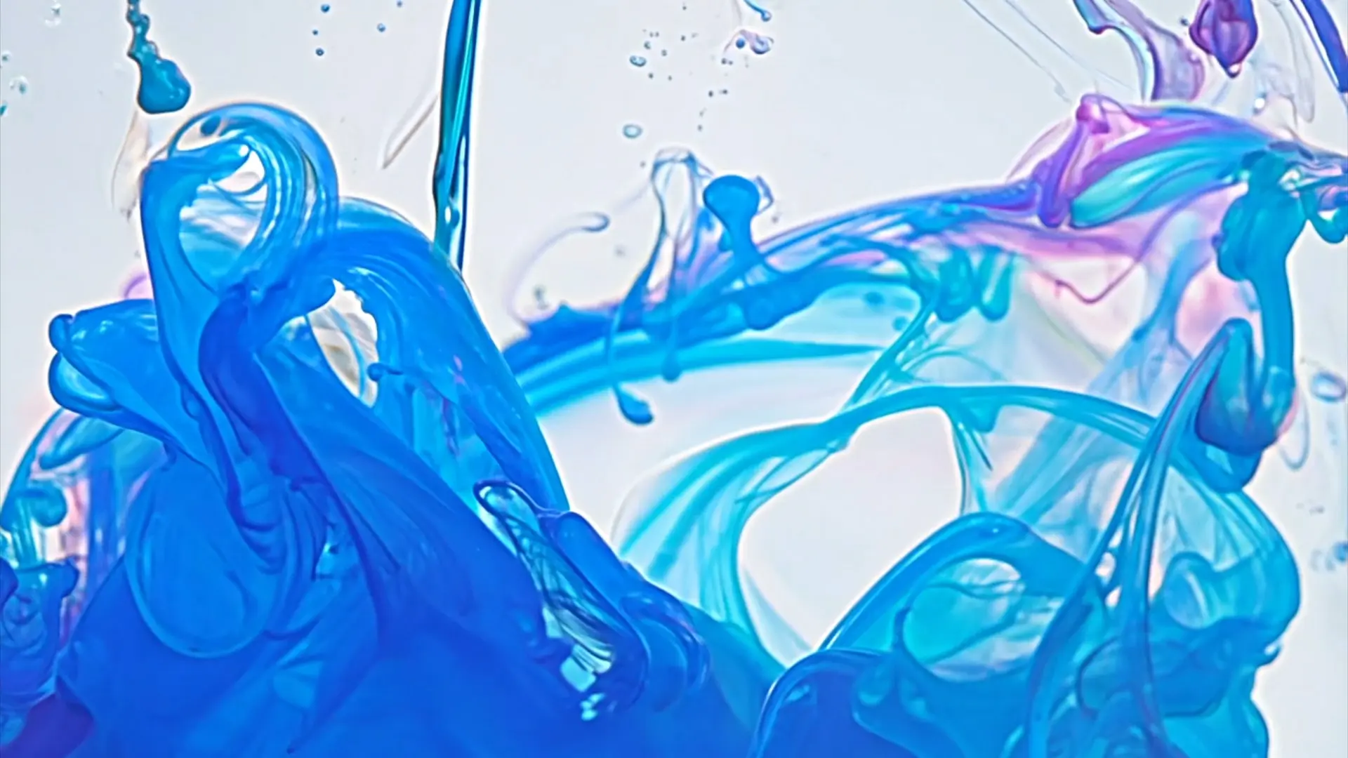 Vibrant Ink Flow Background for Science and Technology Videos